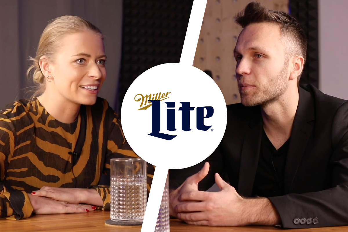 Iveta Šplíchalová a Ondřej Vomela o Miller Lite Baru k Super Bowlu